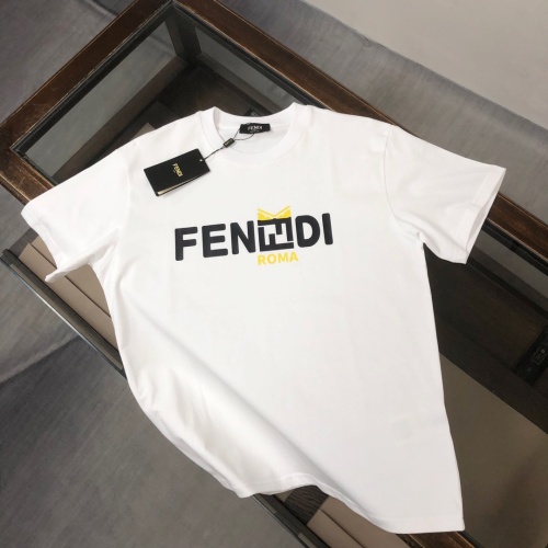 Fendi T-Shirts Short Sleeved For Unisex #1196396 $41.00 USD, Wholesale Replica Fendi T-Shirts