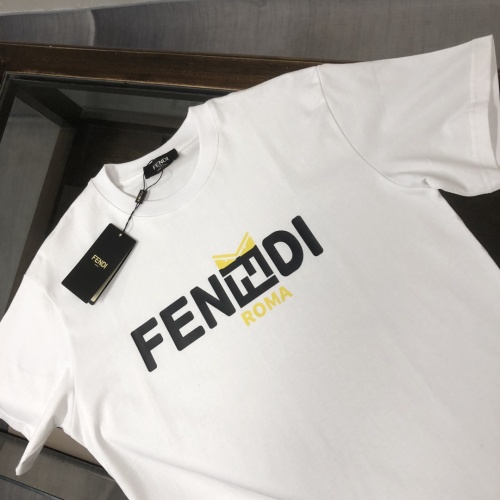 Replica Fendi T-Shirts Short Sleeved For Unisex #1196396 $41.00 USD for Wholesale