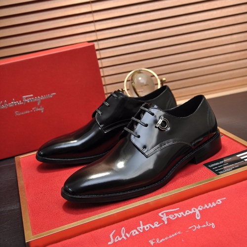 Salvatore Ferragamo Leather Shoes For Men #1196416 $98.00 USD, Wholesale Replica Salvatore Ferragamo Leather Shoes