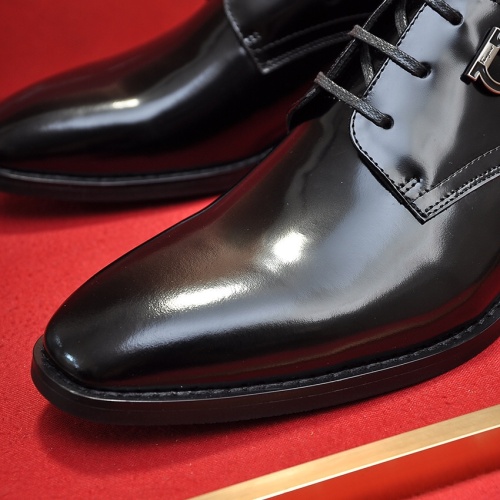 Replica Salvatore Ferragamo Leather Shoes For Men #1196416 $98.00 USD for Wholesale