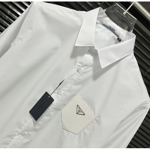Replica Prada Shirts Long Sleeved For Men #1196492 $72.00 USD for Wholesale