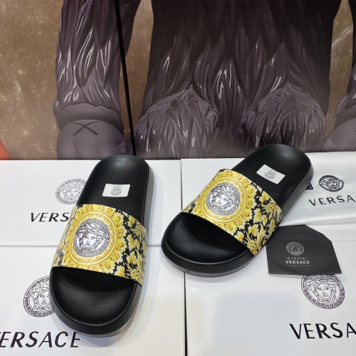 Replica Versace Slippers For Men #1196494 $45.00 USD for Wholesale