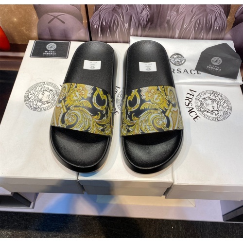 Versace Slippers For Men #1196501 $45.00 USD, Wholesale Replica Versace Slippers