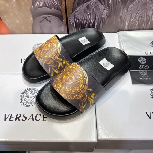 Replica Versace Slippers For Men #1196506 $45.00 USD for Wholesale