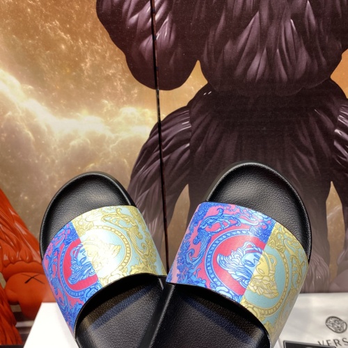 Replica Versace Slippers For Men #1196507 $45.00 USD for Wholesale