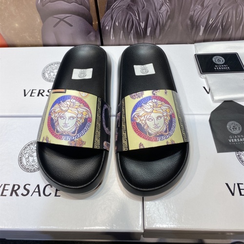 Versace Slippers For Men #1196508 $45.00 USD, Wholesale Replica Versace Slippers