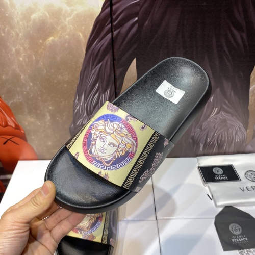 Replica Versace Slippers For Men #1196508 $45.00 USD for Wholesale