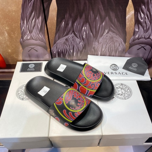 Replica Versace Slippers For Men #1196519 $45.00 USD for Wholesale