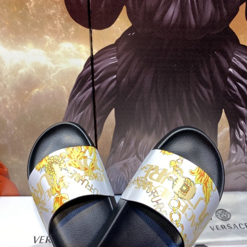 Replica Versace Slippers For Men #1196523 $45.00 USD for Wholesale