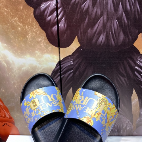 Replica Versace Slippers For Men #1196524 $45.00 USD for Wholesale