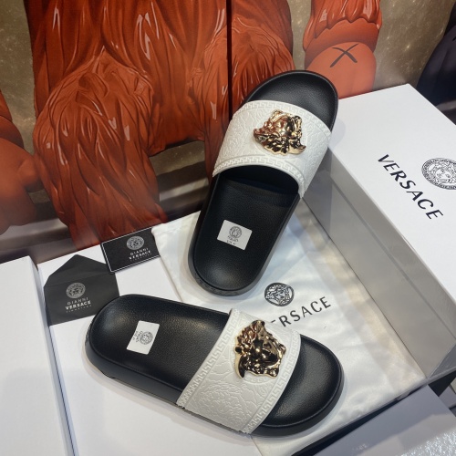 Replica Versace Slippers For Men #1196548 $48.00 USD for Wholesale