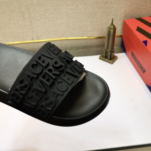 Replica Versace Slippers For Men #1196554 $45.00 USD for Wholesale