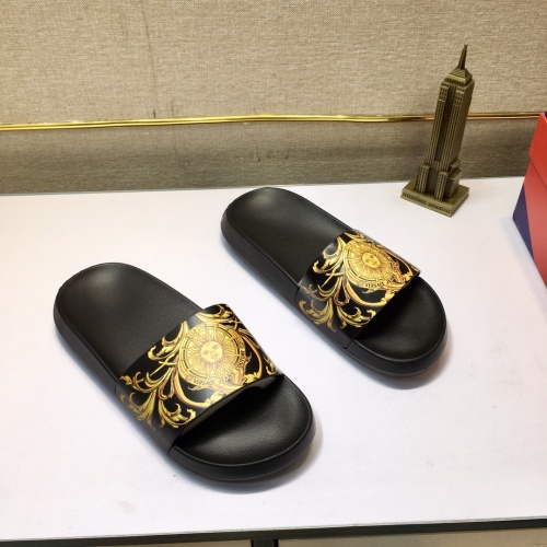 Versace Slippers For Men #1196556 $45.00 USD, Wholesale Replica Versace Slippers