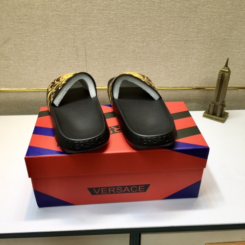 Replica Versace Slippers For Men #1196556 $45.00 USD for Wholesale