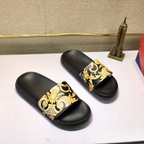 Versace Slippers For Men #1196557 $45.00 USD, Wholesale Replica Versace Slippers