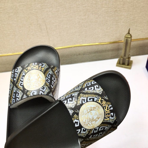 Replica Versace Slippers For Men #1196558 $45.00 USD for Wholesale