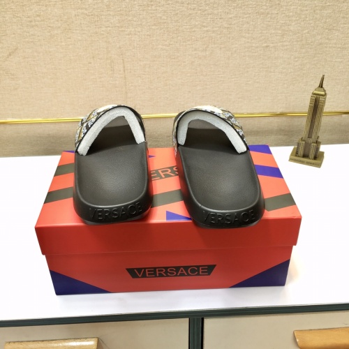 Replica Versace Slippers For Men #1196558 $45.00 USD for Wholesale