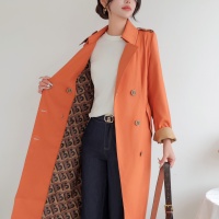 $160.00 USD Burberry Trench Coat Long Sleeved For Women #1187718