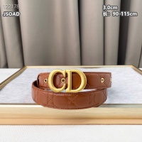 $52.00 USD Christian Dior AAA Quality Belts For Women #1189382