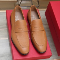 $125.00 USD Salvatore Ferragamo Leather Shoes For Men #1196406