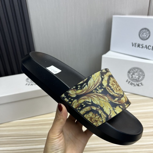 Replica Versace Slippers For Men #1196598 $45.00 USD for Wholesale