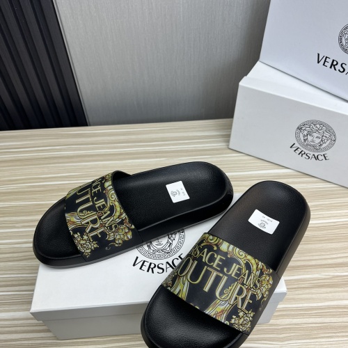 Replica Versace Slippers For Men #1196599 $45.00 USD for Wholesale