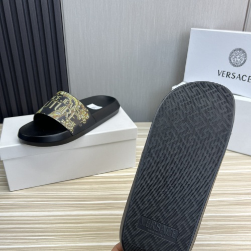 Replica Versace Slippers For Men #1196599 $45.00 USD for Wholesale