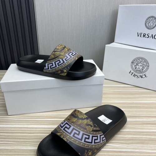 Replica Versace Slippers For Men #1196600 $45.00 USD for Wholesale