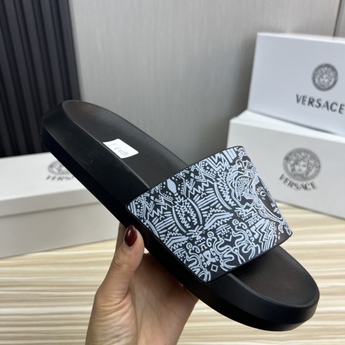 Replica Versace Slippers For Men #1196603 $45.00 USD for Wholesale