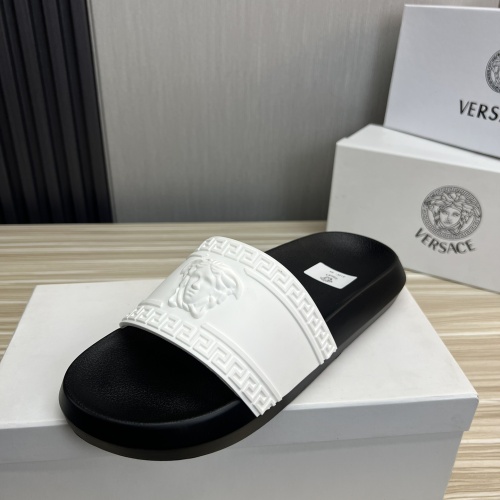 Replica Versace Slippers For Men #1196607 $45.00 USD for Wholesale
