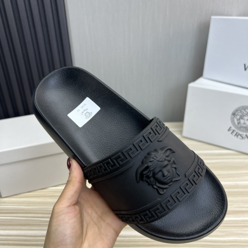 Replica Versace Slippers For Men #1196608 $45.00 USD for Wholesale