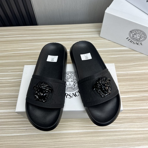 Versace Slippers For Men #1196611 $45.00 USD, Wholesale Replica Versace Slippers