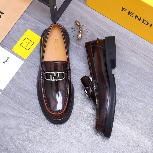 Fendi Leather Shoes For Men #1196666 $96.00 USD, Wholesale Replica Fendi Leather Shoes