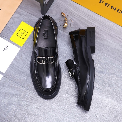 Fendi Leather Shoes For Men #1196667 $96.00 USD, Wholesale Replica Fendi Leather Shoes