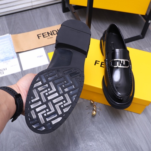 Replica Fendi Leather Shoes For Men #1196667 $96.00 USD for Wholesale