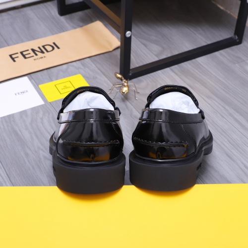 Replica Fendi Leather Shoes For Men #1196667 $96.00 USD for Wholesale
