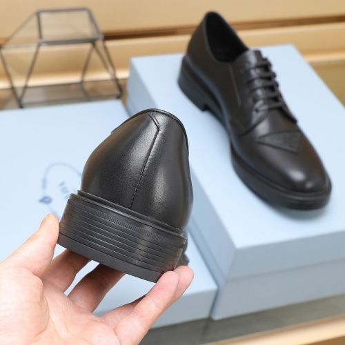 Replica Prada Leather Shoes For Men #1196711 $125.00 USD for Wholesale