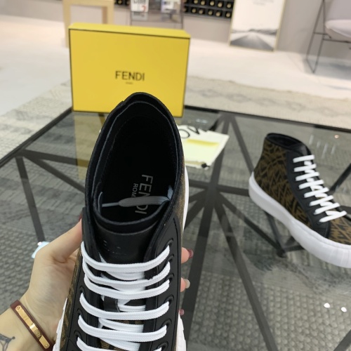 Replica Fendi High Tops Casual Shoes For Men #1196746 $76.00 USD for Wholesale