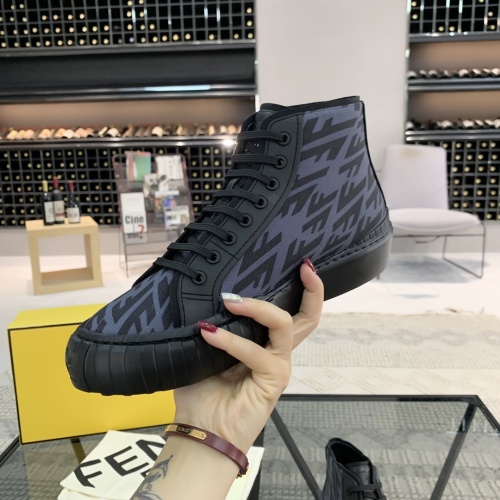 Replica Fendi High Tops Casual Shoes For Men #1196747 $76.00 USD for Wholesale