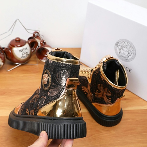 Replica Versace High Tops Shoes For Men #1196754 $72.00 USD for Wholesale