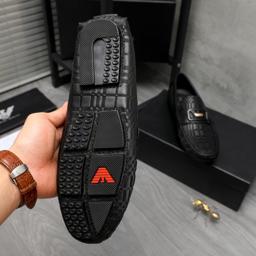 Replica Armani Leather Shoes For Men #1196758 $72.00 USD for Wholesale