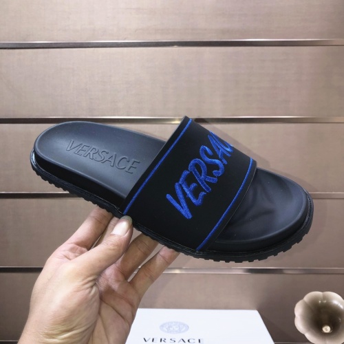 Replica Versace Slippers For Men #1196768 $52.00 USD for Wholesale