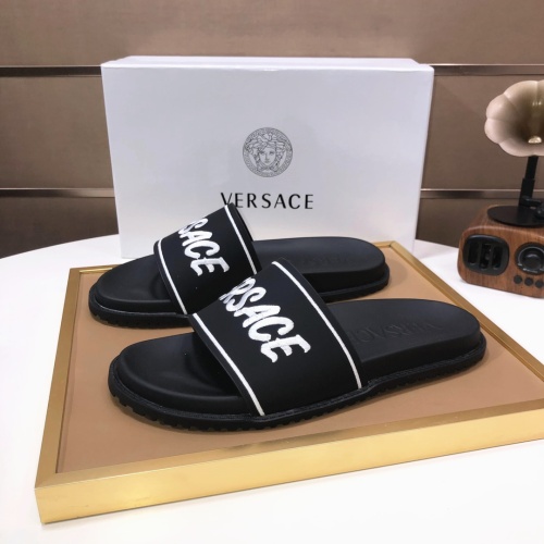 Replica Versace Slippers For Men #1196769 $52.00 USD for Wholesale