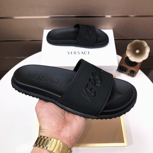 Replica Versace Slippers For Men #1196770 $52.00 USD for Wholesale