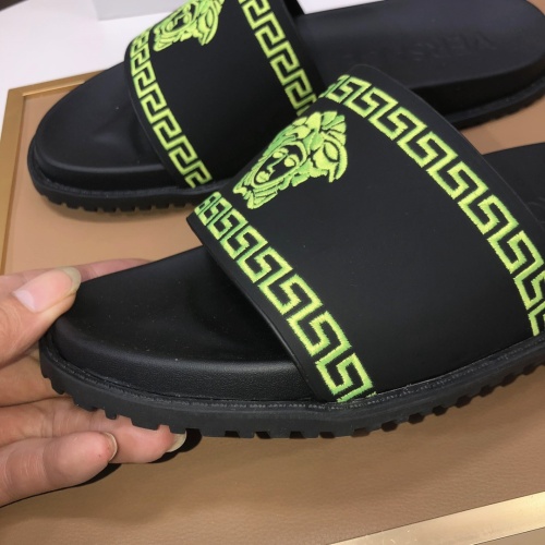 Replica Versace Slippers For Men #1196772 $52.00 USD for Wholesale