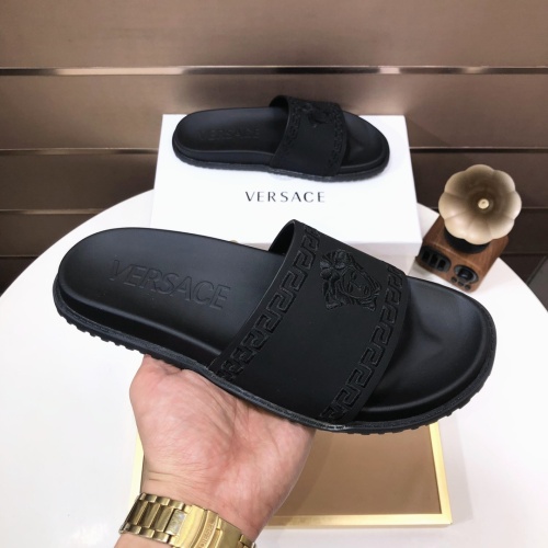 Replica Versace Slippers For Men #1196775 $52.00 USD for Wholesale