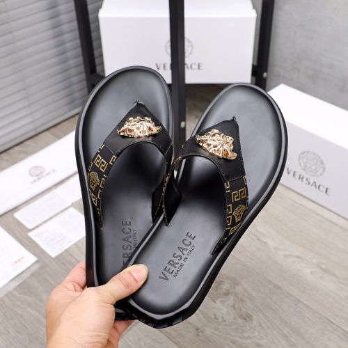 Replica Versace Slippers For Men #1196797 $42.00 USD for Wholesale