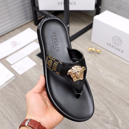 Replica Versace Slippers For Men #1196797 $42.00 USD for Wholesale