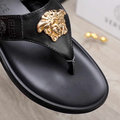 Replica Versace Slippers For Men #1196798 $42.00 USD for Wholesale