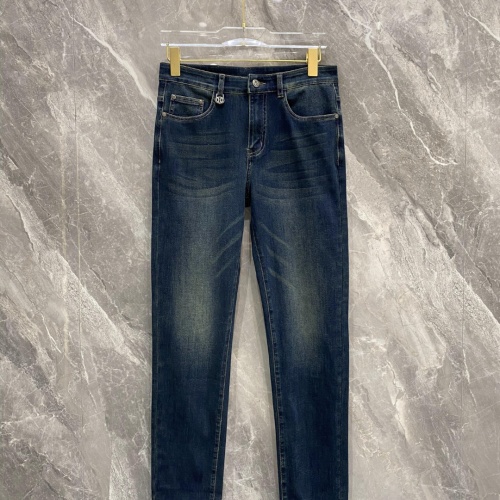 Replica Hermes Jeans For Men #1196955 $52.00 USD for Wholesale